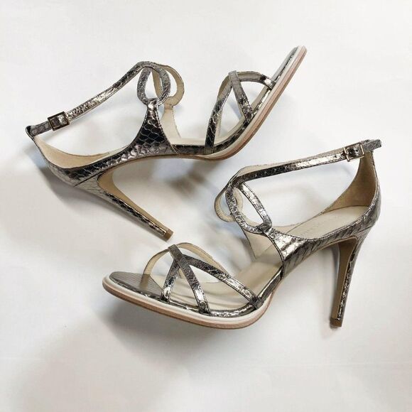 See By Chloe Shoes - See By Chloe Snake Print High Heel Strappy Sandals